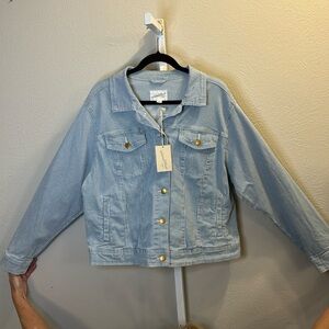 Denim Jacket Striped NWT